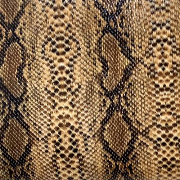 VTG  | Sondra Robert's Snakeskin Print Clutch Handbag - Picture 8 of 16